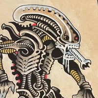 Image 2 of Xenomorph original painting