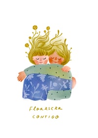 Image 3 of "Florescer Contigo" I Print + Moldura