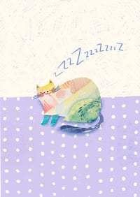 Image 3 of "Gato zzZZ" I Print + Moldura