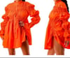 Terrie|  Short Dress  (Orange) See Description