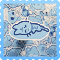 Image 1 of sesamemes ❄️ waterproof vinyl sticker