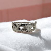 Image 4 of Vintage Nordic Swirl spoon ring - slender - choose your size