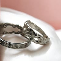 Image 3 of Vintage Nordic Swirl spoon ring - slender - choose your size