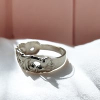 Image 2 of Vintage Nordic Swirl spoon ring - slender - choose your size