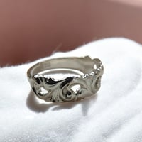 Image 1 of Vintage Nordic Swirl spoon ring - slender - choose your size