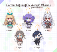 Former Nijisanji EN Acrylic Charms