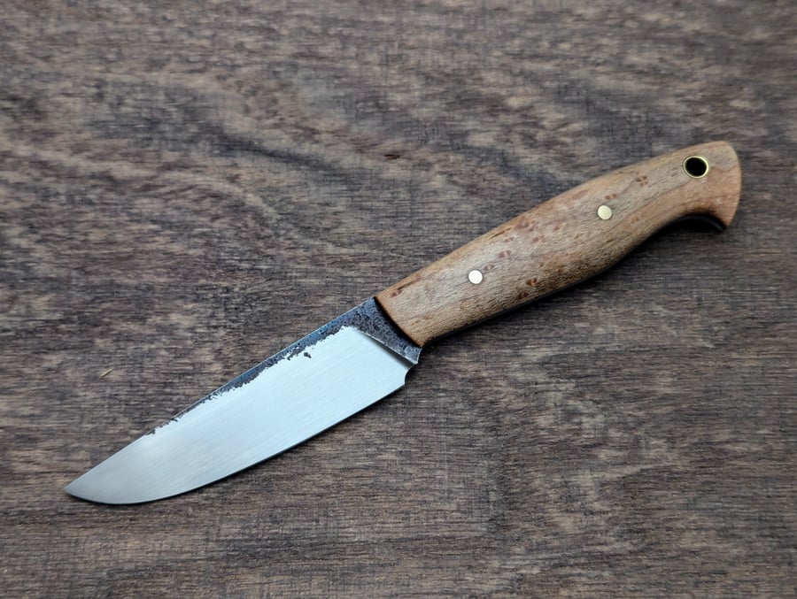 Image of Full-tang, light hardwood, bushcraft knife 