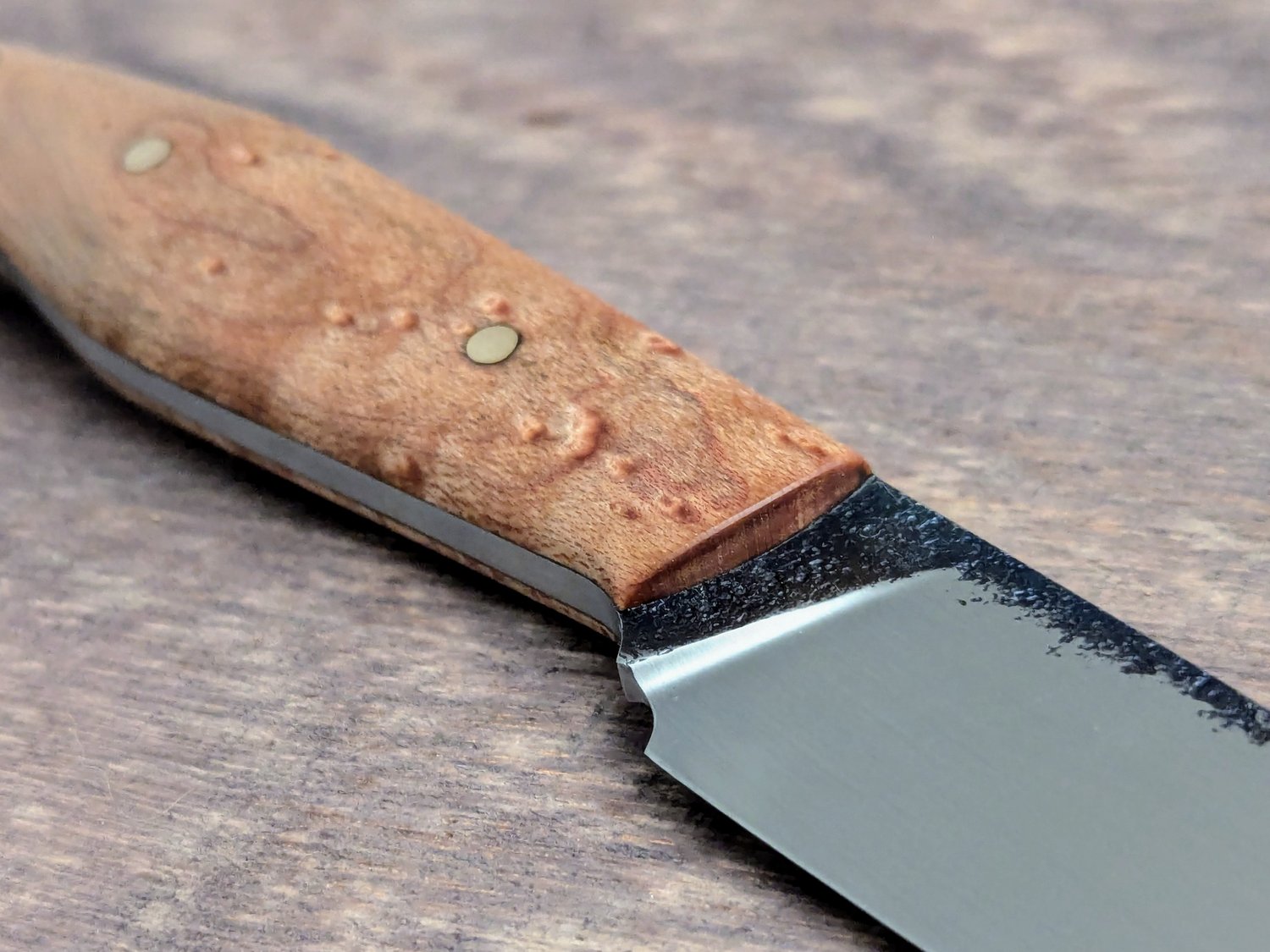 Image of Full-tang, light hardwood, bushcraft knife 