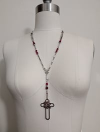 Image 1 of Rosenkruez Steel Rosary - Red V2