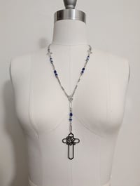 Image 1 of Rosenkruez Steel Rosary - Blue