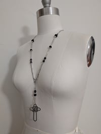 Image 1 of Rosenkruez Steel Rosary - Black V2