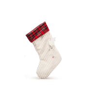 Image 3 of HuggleHounds Corduroy Tartan Dog or Cat Stocking