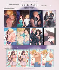 Image 1 of FF7 Cloti Holographic Postcards Set(12pcs)