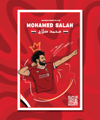 Mohamed Salah Pin Badge - 2017/18 - Super Rare 