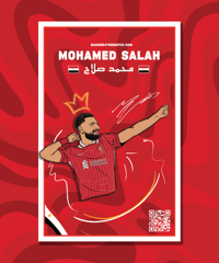 Mohamed Salah Pin Badge - 2024/25 - Standard 