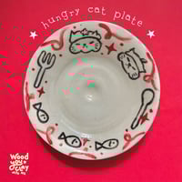Image 1 of Hungry cat plate