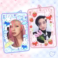 Image 1 of Miffy Plush Double Sided Acrylic Photocard Holder