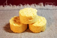 Image 1 of Strengthening Shampoo Bar with Rice & Wheat Proteins "Peach", 100 g