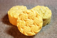 Image 2 of Strengthening Shampoo Bar with Rice & Wheat Proteins "Peach", 100 g