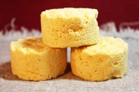 Image 3 of Strengthening Shampoo Bar with Rice & Wheat Proteins "Peach", 100 g
