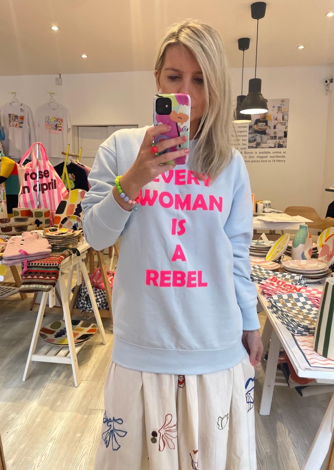 Image of Light Blue Rebel Sweatshirt