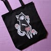 Kocimorka Black&Pink tote bag