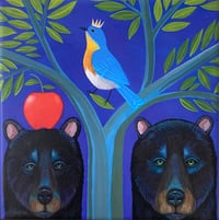 PRINT Bear Bear Bluebird