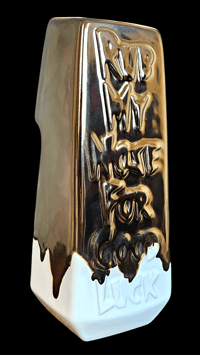 Image 2 of Katiki ARTIST SERIES Aku Aku Las Vegas Coin Tiki Mug (Gold Dip) FREE SHIPPING