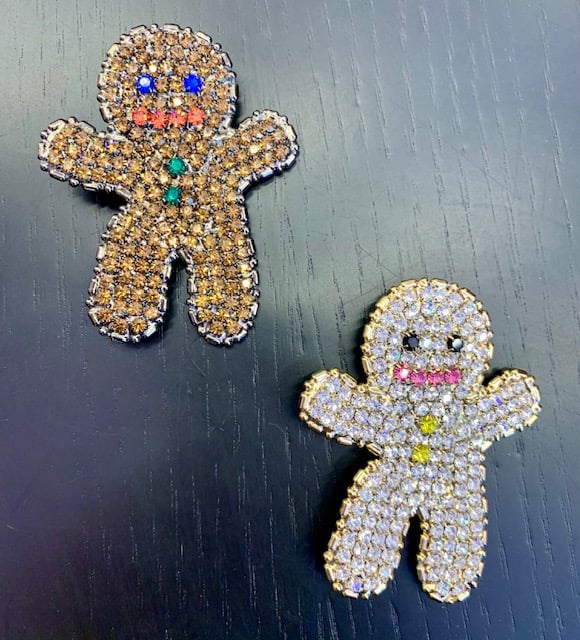 Image of Gingerbread Man Brooches!