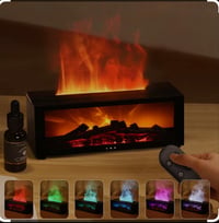Flame Air Humidifier with RGB Light and Remote Control
