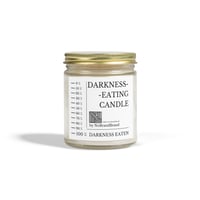 Scented or Unscented Candle, Coconut Apricot Wax, Clear Glass, 9oz