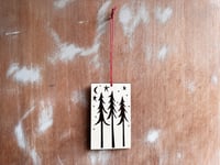 Image 3 of Winter Forest Wood Ornament