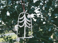 Image 1 of Winter Tree Wood Ornament