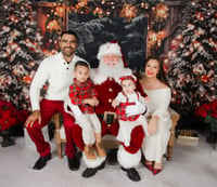 Image 22 of Snowy Evening - Santa & Family