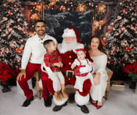 Image 23 of Snowy Evening - Santa & Family