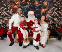 Image 24 of Snowy Evening - Santa & Family