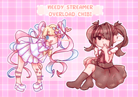 Needy Streamer Overload chibi