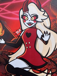 Image 3 of Charlie Print from Hazbin Hotel - Pearlescent finish