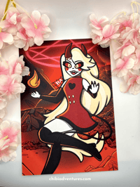 Image 1 of Charlie Print from Hazbin Hotel - Pearlescent finish