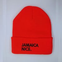 Image of JAMAICA NICE. CUFFED KNIT CAP