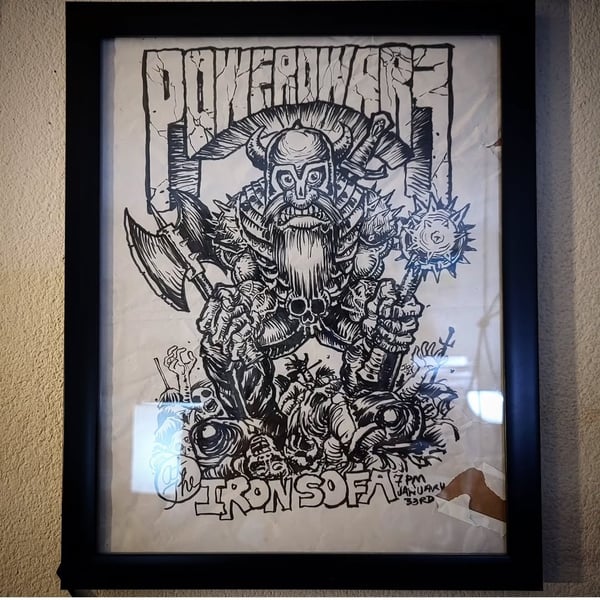 Image of Powerdwarf pen on paper drawing 