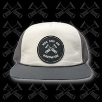Rad Hardware "BOLTS" Flat Bill Trucker GREY