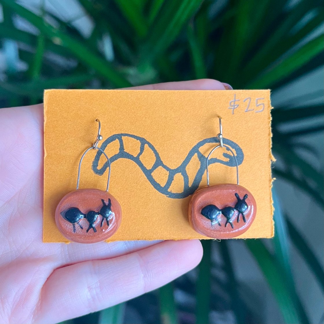 Image of ant earrings