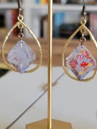 Image 3 of Kingkiller - name of the wind inspired dice earrings 