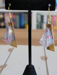 Image 4 of Kingkiller - name of the wind inspired dice earrings 