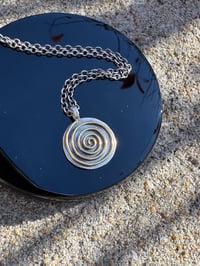 Image 1 of Made to order gold spiral necklace 