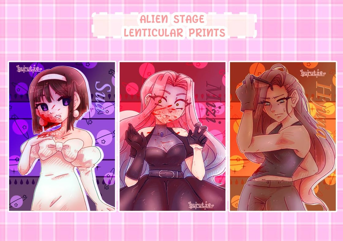 Image of Alien Stage A6 Lenticular prints (PRE-ORDER)