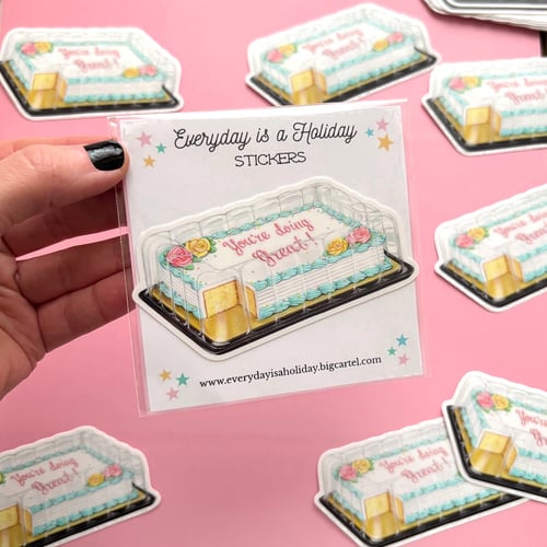 Image of Sheet cake sticker 