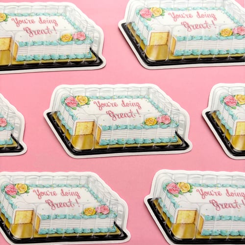 Image of Sheet cake sticker 