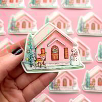 Image 5 of pink putz house sticker